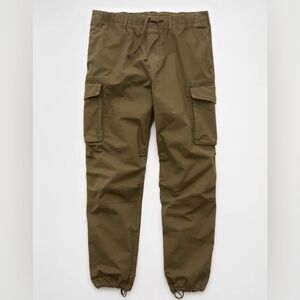 American Eagle Relaxed Flex Cargo Pants Olive Green Small NWT